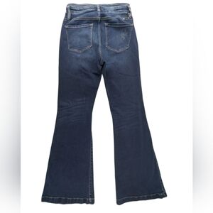KanCan Size 9 High Waisted Curvy Wide Leg Trouser Jeans